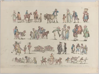 Tablica 6, Zarysy postaci, krajobrazów i bydła... na użytek uczniów, Ju..., 20 czerwca 1790.