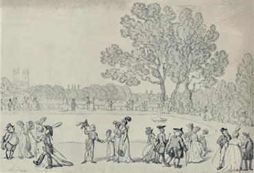 Promenada w Zielonym Parku, 1808, 1920