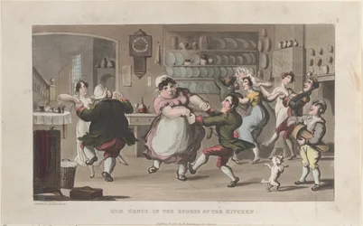 Quae Genus, w sporcie kuchni, z The History of Johnny Quae Genus..., 1 sierpnia 1821.