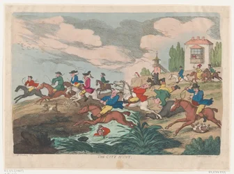 Polowanie na miasto, ok. godz. 1810 r., ok. 1810 r. 1810.