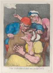 Lekarstwo szewca na besztającą żonę, 1813., 1813.