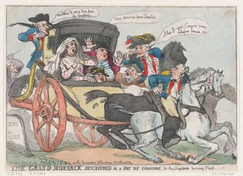 Wielki monarcha odkryty w nocniku, czyli Uciekinierzy odwracają się tyłem, ..., 28 czerwca 1791