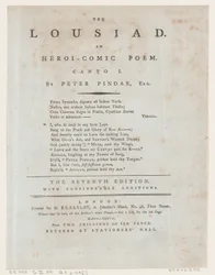 Lousiad, Strona tytułowa, 1787., 1787.
