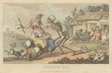 Sot Angielski Taniec Śmierci, płyta 12, lipiec 1814.