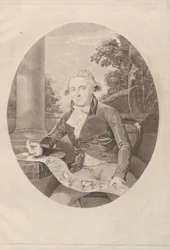 Henry William Bunbury Rysuje swój długi menuet, 1789., 1789.