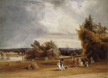 Widok Paryża z St. Cloud, 1830