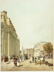 Board of Trade, Whitehall, z Downing Street, płyta ósma z Original Views of London as It
