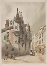 Malownicza architektura w Paryżu, Gandawie, Antwerpii, Rouen: Hotel de Sens, Paryż