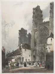 Malownicza architektura w Paryżu, Gandawie, Antwerpii, Rouen: Laon, Francja