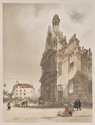 Malownicza architektura w Paryżu, Gandawie, Antwerpii, Rouen: St. Etienne du Mont, Paryż