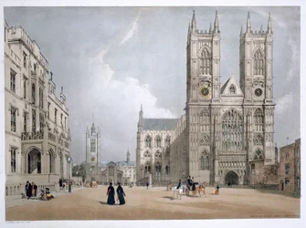 Opactwo i szpital Westminster, Londyn, 1842 r.