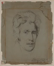 Andrew Jackson, po bitwie o Nowy Orlean, c.1815 (rysunek)