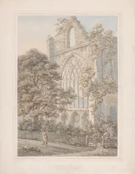 Zachodnie okno opactwa Tintern