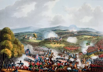 „Bitwa pod Quatre Bras, 16 czerwca 1815”.