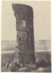 Wieża uderzona piorunem, zatoka Saint-Ouen