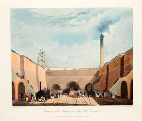 „Wejście kolei w Edge Hill”, Liverpool, 1831
