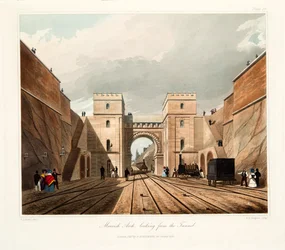 Łuk Maurów, patrząc z tunelu, 1831
