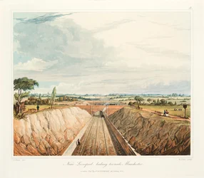 „W pobliżu Liverpoolu, patrząc w stronę Manchesteru”, 1831 r.