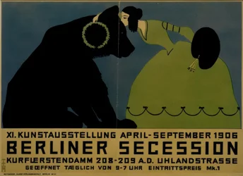 Berlińska secesja 1906 / T. Heine / plakat, 1906