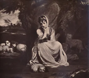 Frances Anne Crewe, Lady Crewe, jako St Genevieve, c1773 1894