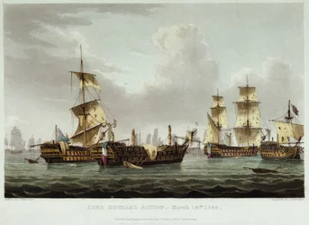 Bitwa morska dowodzona przez lorda Williama Hothama (1736-1813), 14 marca
