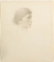 Głowa kobiety, 1894 lub później.