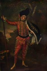 David Garrick jako Tankred, 1938