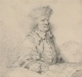Rembrandt w futrzanej czapce