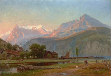 Zatoka Uri, Jezioro Czterech Kantonów 1859 (olej na płótnie)
