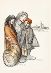 Aisne zdewastowany. Dobroczynność wojenna na odbudowę zniszczonych domów, 1918.