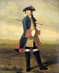 Portret Ludolfa Backhuysena II, malarza, w mundurze dragonów