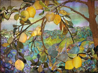 Panel mozaikowy Favrile, ok. 1910