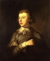 Portret chłopca, podobno William Pitt, młodszy (1759-1806) (olej na pokładzie)