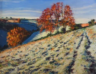 Autumn Frost, 2023 (olej na płycie)