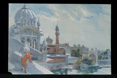 The Refectory, Golden Temple, Amritsar, 2012 (wc na papierze)