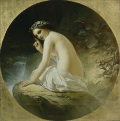 Kąpiący się, 1859
