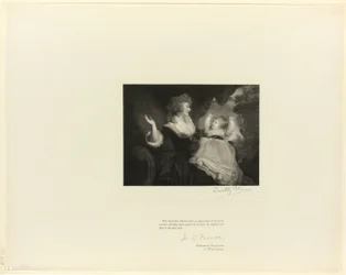 Księżna Devonshire i dziecko, od Old English Masters