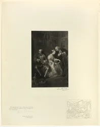 Małżeństwo à la mode (szczegół), od Old English Masters