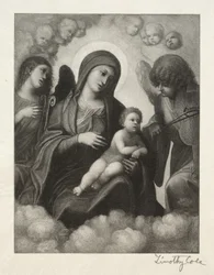 Starzy włoscy mistrzowie: Madonna z Dzieciątkiem w chwale, 1891.