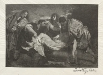 Starzy włoscy mistrzowie: złożenie do grobu, 1889.