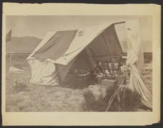 [Pan J. Terrey Gardner jako U.S. Grant, 40 równoleżnik, Ruby Valley, Nevada].