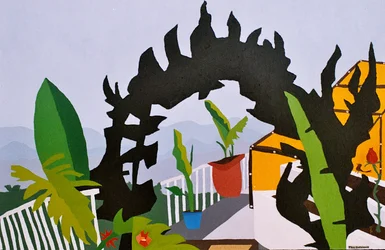 Wejście, 2006, olej na płótnie