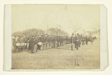 50th Pennsylvania Infantry w formacji paradnej
