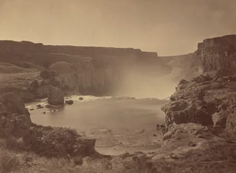 Wodospad Shoshone, Snake River, Idaho, 1874 (zdjęcie)