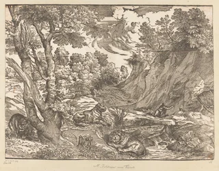 Krajobraz ze Świętym Hieronimem