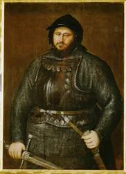 Johann Friedrich, elektor Saksonii w zbroi ... (obraz na płótnie)