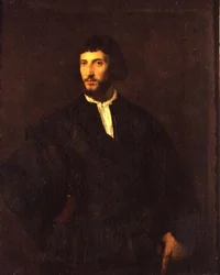 Portret mężczyzny (olej na płótnie)