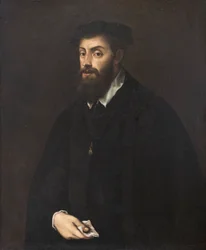 Karol V, według Tiziano Vecellio (olej na płótnie)