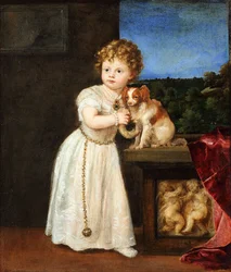 Clarissa Strozzi (1540-1581) w wieku dwóch lat