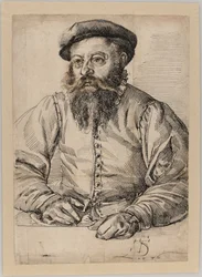 Portret brodatego mężczyzny
